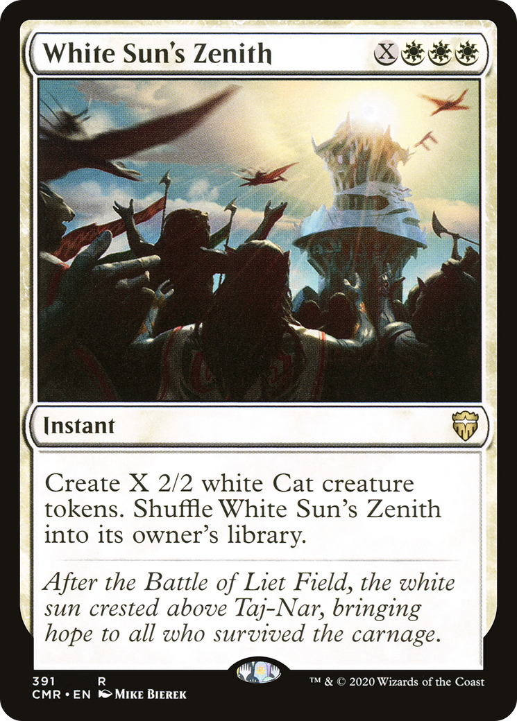 White Sun's Zenith (CMR-391) [Commander Legends] MTG Single Wizards of the Coast