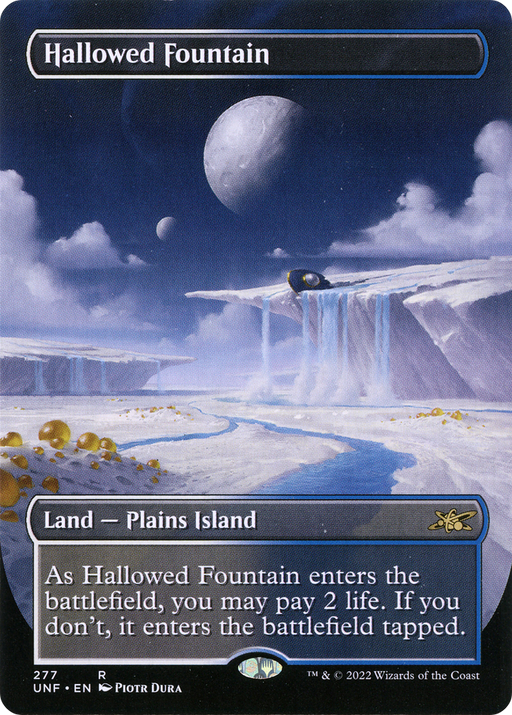 Hallowed Fountain (UNF-277) [Unfinity] (Borderless) MTG Single Wizards of the Coast