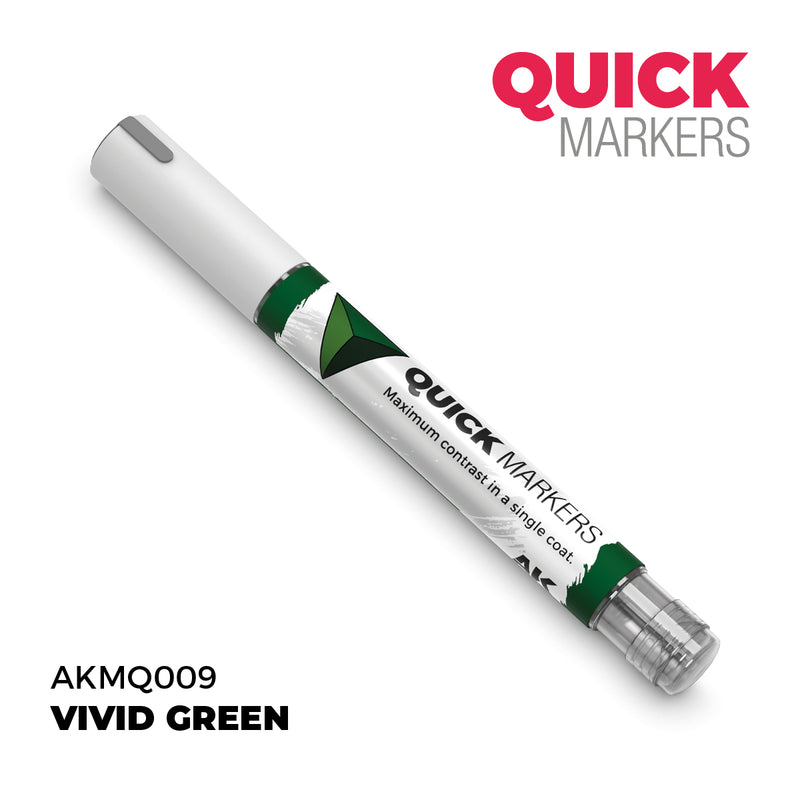 AK Interactive: Quick Markers - Vivid Green