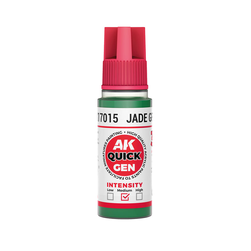 AK Interactive: Quick Gen - Jade Green 18 ml Model Paints AK INTERACTIVE