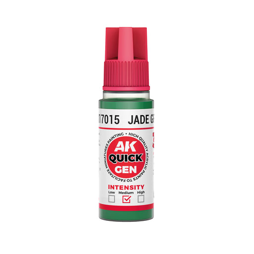 AK Interactive: Quick Gen - Jade Green 18 ml Model Paints AK INTERACTIVE