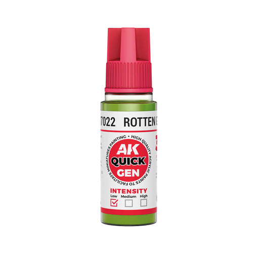 AK Interactive: Quick Gen - Rotten Green 18ml Model Paints AK INTERACTIVE