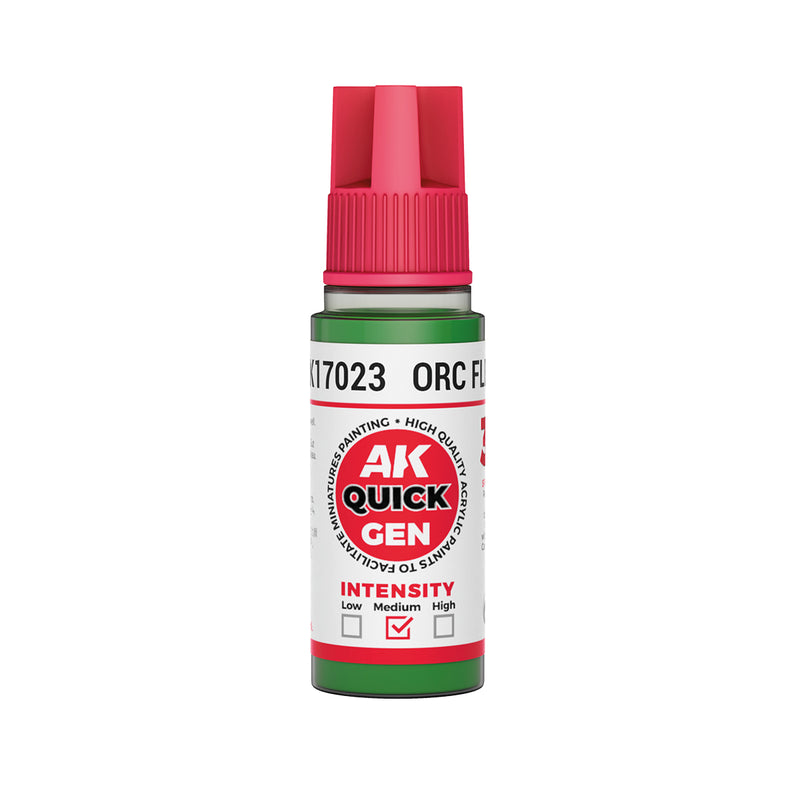 AK Interactive: Quick Gen - Orc Flesh 18ml Model Paints AK INTERACTIVE