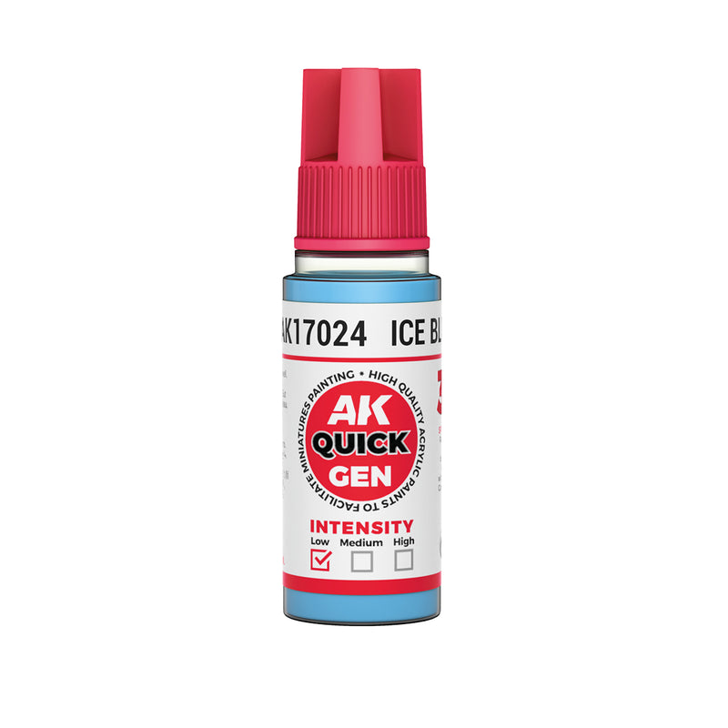 AK Interactive: Quick Gen - Ice Blue 18ml Model Paints AK INTERACTIVE