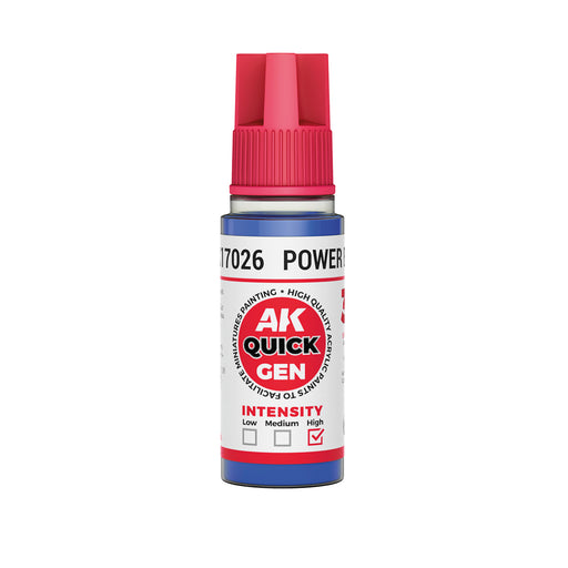 AK Interactive: Quick Gen - Power Blue 18ml Model Paints AK INTERACTIVE