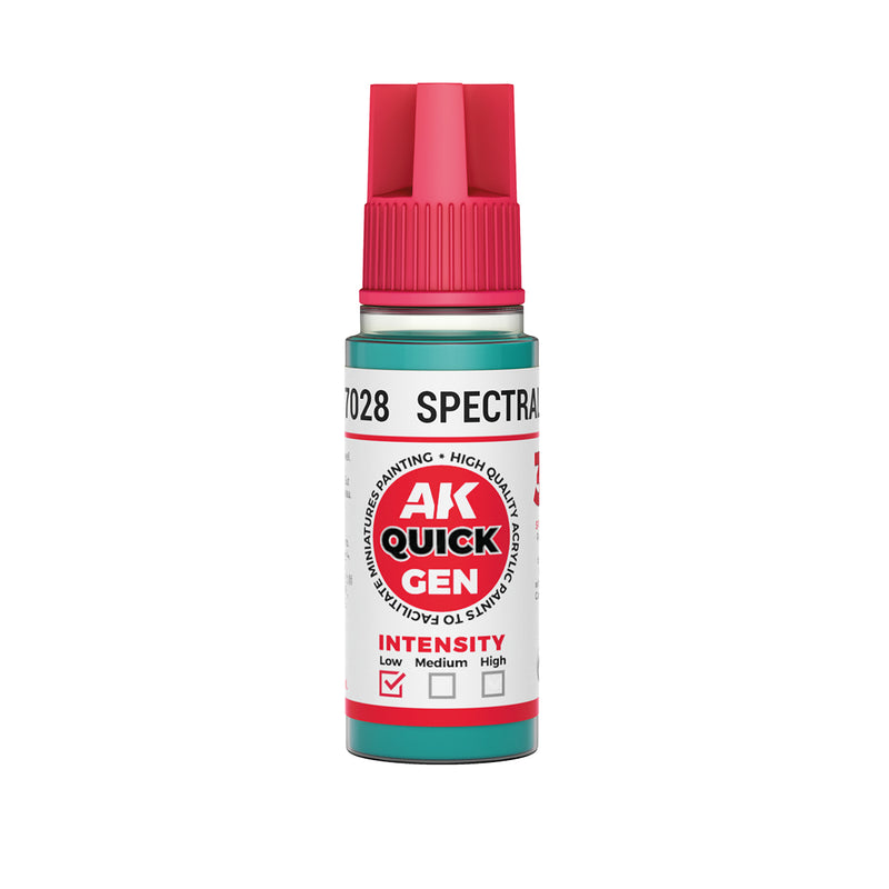 AK Interactive: Quick Gen - Spectral Blue 18ml Model Paints AK INTERACTIVE