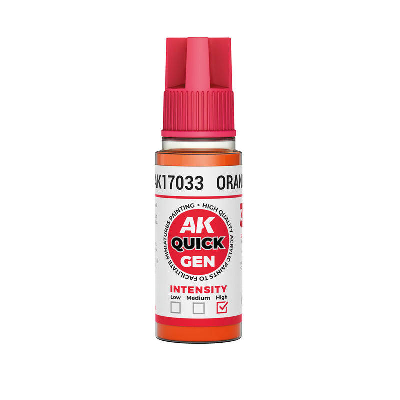 AK Interactive: Quick Gen - Orange 18ml Model Paints AK INTERACTIVE
