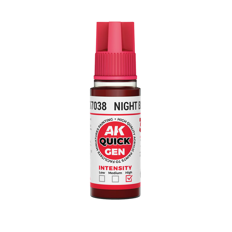 AK Interactive: Quick Gen - Night Blood 18ml Model Paints AK INTERACTIVE