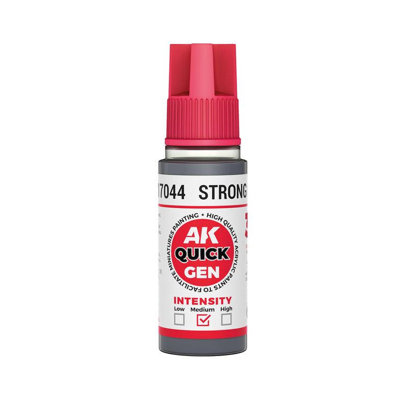 AK Interactive: Quick Gen - Strong Grey 18ml Model Paints AK INTERACTIVE