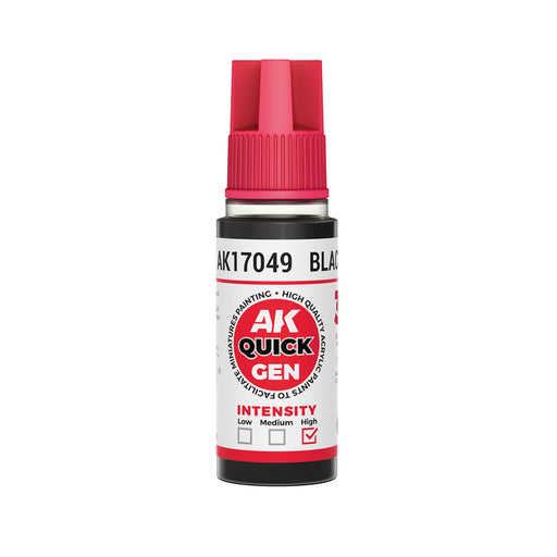 AK Interactive: Quick Gen - Black 18ml Model Paints AK INTERACTIVE