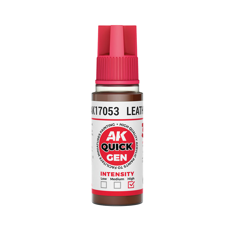 AK Interactive: Quick Gen - Leather 18ml Model Paints AK INTERACTIVE