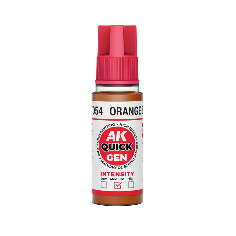AK Interactive: Quick Gen - Orange Brown 18ml Model Paints AK INTERACTIVE