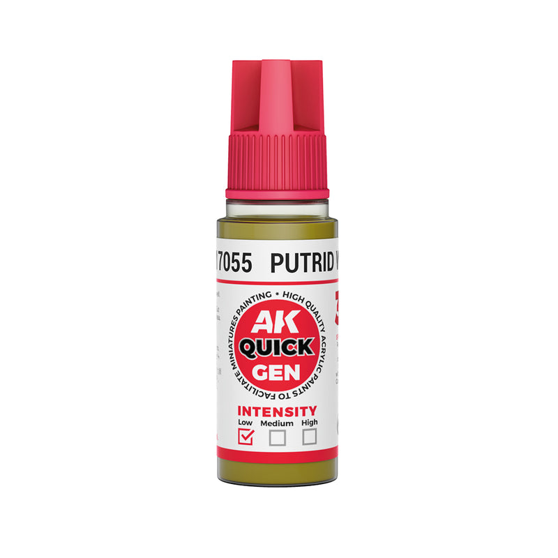 AK Interactive: Quick Gen - Putrid White 18ml Model Paints AK INTERACTIVE