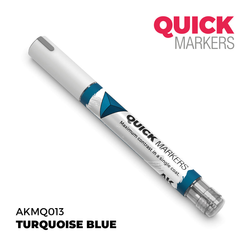 AK Interactive: Quick Markers - Turquoise Blue