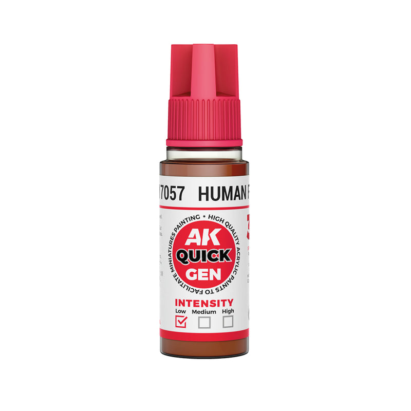 AK Interactive: Quick Gen - Human Flesh 18ml Model Paints AK INTERACTIVE