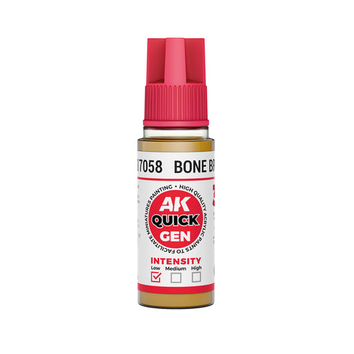 AK Interactive: Quick Gen - Bone Brown 18ml Model Paints AK INTERACTIVE