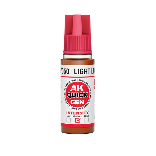 AK Interactive: Quick Gen - Light Leather 18ml Model Paints AK INTERACTIVE