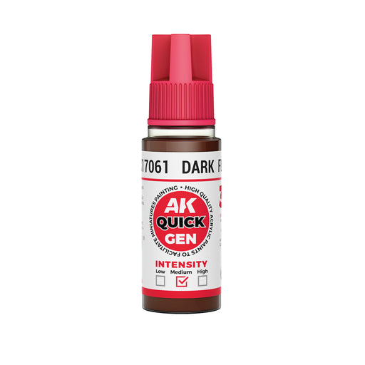 AK Interactive: Quick Gen - Dark Flesh 18ml Model Paints AK INTERACTIVE
