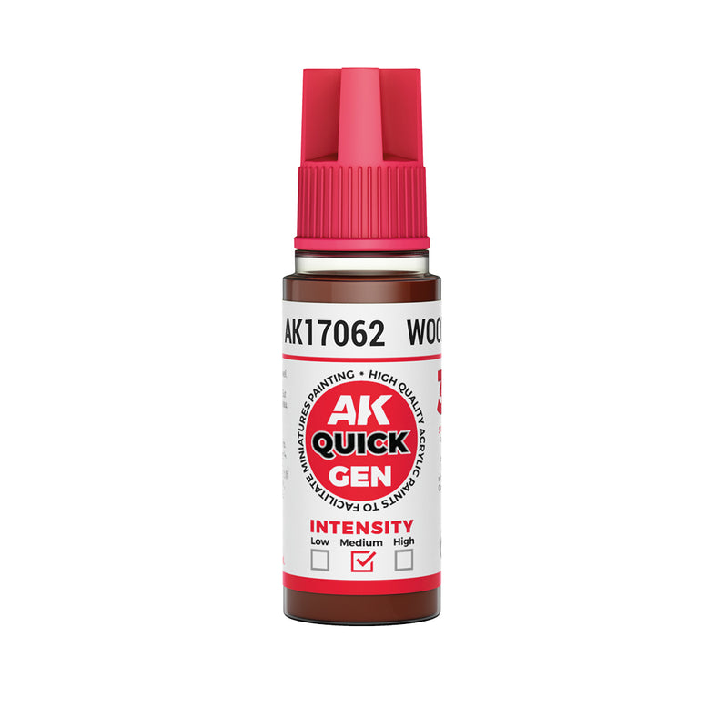 AK Interactive: Quick Gen - Wood 18ml Model Paints AK INTERACTIVE