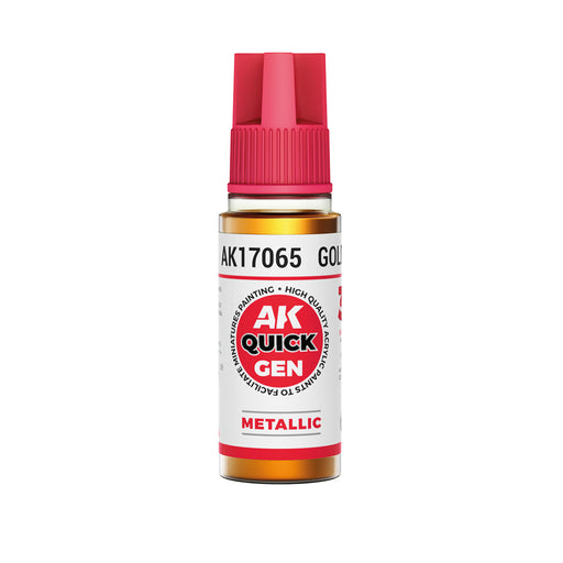 AK Interactive: Quick Gen - Gold 18ml Model Paints AK INTERACTIVE