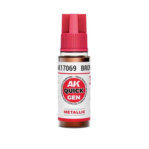 AK Interactive: Quick Gen - Bronze 18ml Model Paints AK INTERACTIVE