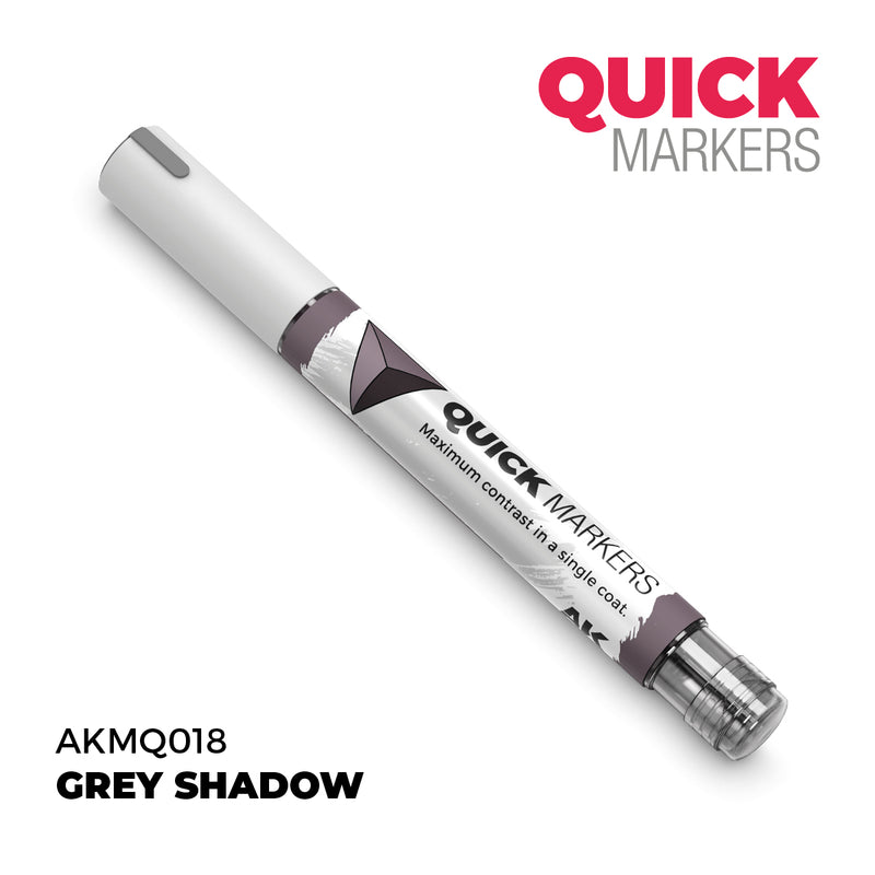 AK Interactive: Quick Markers - Grey Shadow
