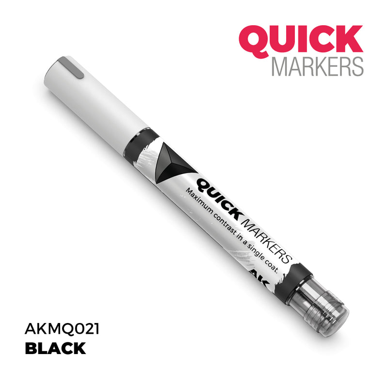 AK Interactive: Quick Markers - Black