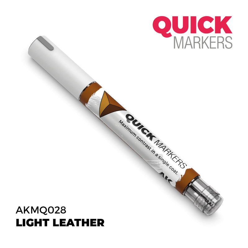 AK Interactive: Quick Markers - Light Leather