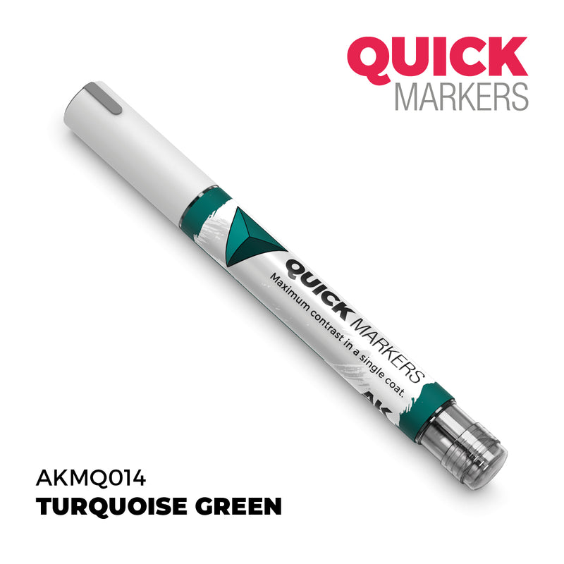 AK Interactive: Quick Markers - Turquoise Green