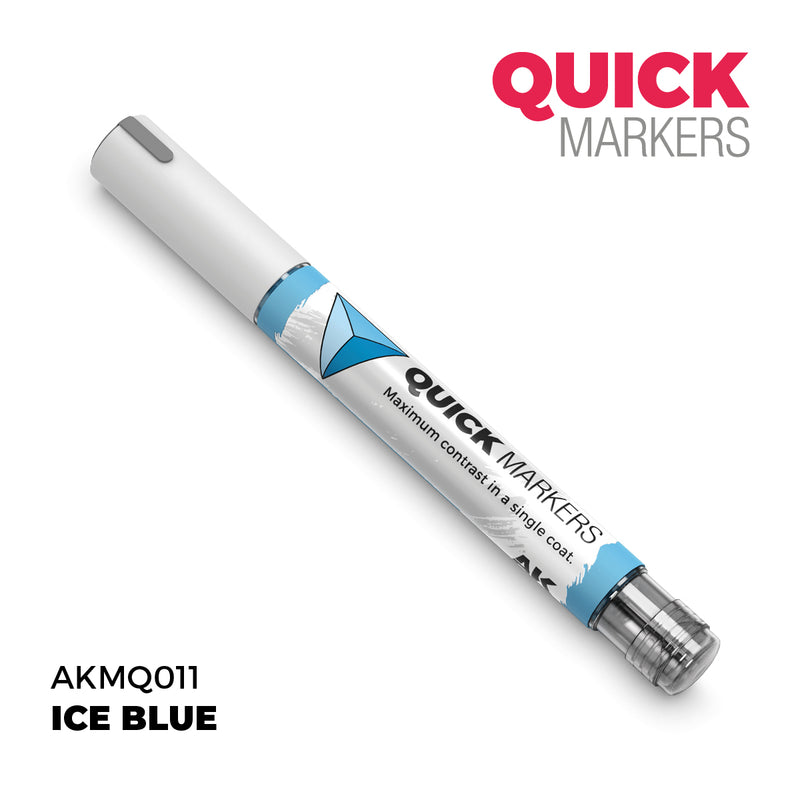AK Interactive: Quick Markers - Ice Blue