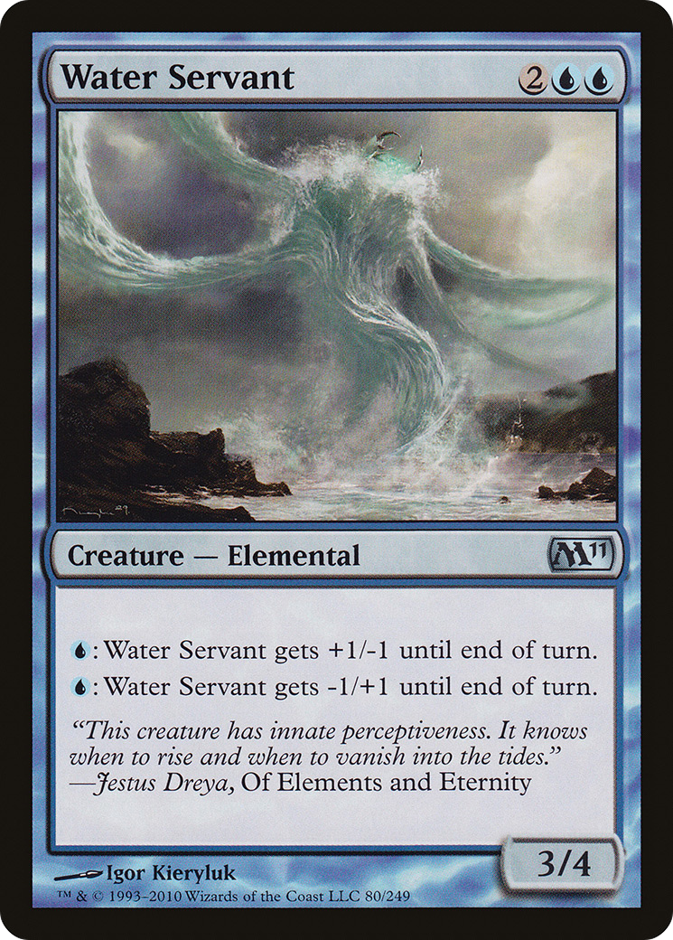 Water Servant [Magic 2011] MTG Single Magic: The Gathering