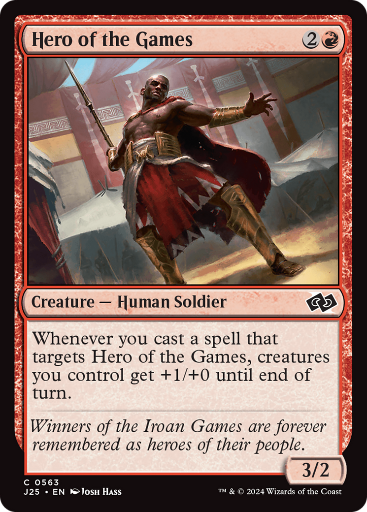 Hero of the Games (J25-563) [Foundations Jumpstart] MTG Single Wizards of the Coast