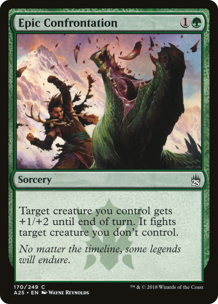 Epic Confrontation (A25-170) [Masters 25] Foil MTG Single Wizards of the Coast