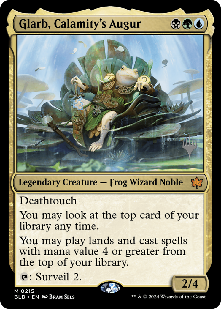 Glarb, Calamity's Augur (PPBLB-215) [Bloomburrow Promos] Foil MTG Single Wizards of the Coast