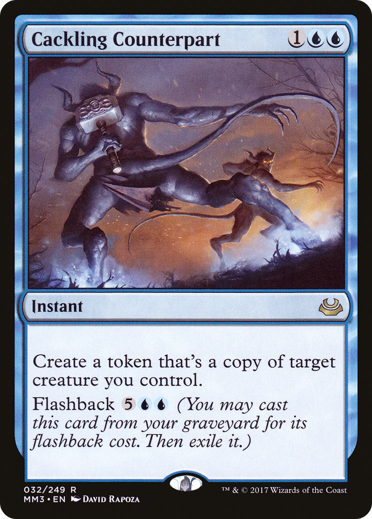 Cackling Counterpart (MM3-032) [Modern Masters 2017] Foil MTG Single Wizards of the Coast