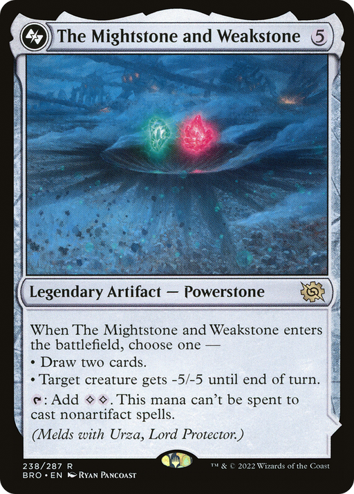 The Mightstone and Weakstone (BRO-238) [The Brothers' War] MTG Single Wizards of the Coast