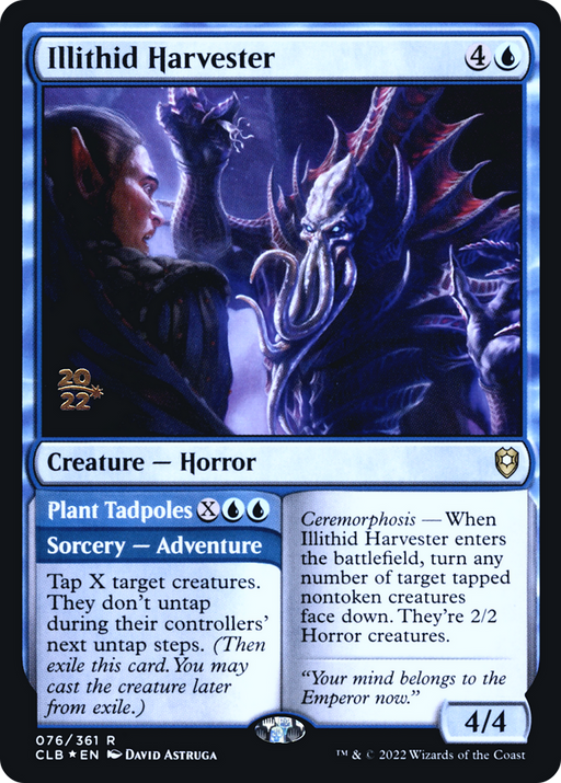 Illithid Harvester (PRE-076) [Battle for Baldur's Gate Promos] Foil MTG Single Wizards of the Coast
