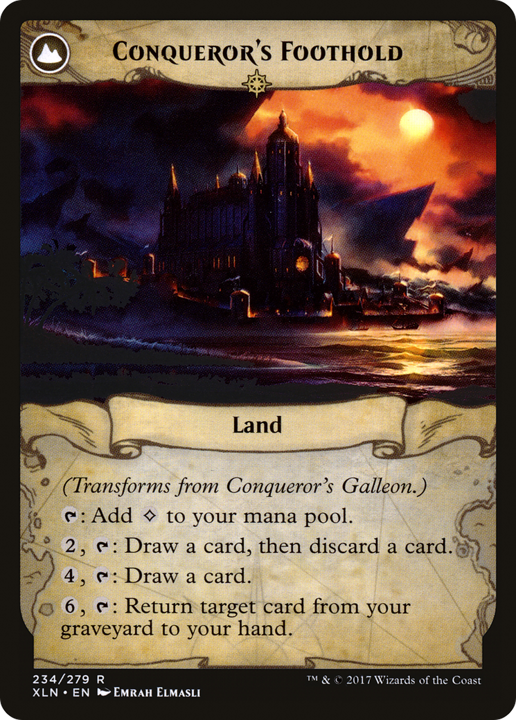 Conqueror's Galleon (XLN-234) [Ixalan] Foil MTG Single Wizards of the Coast