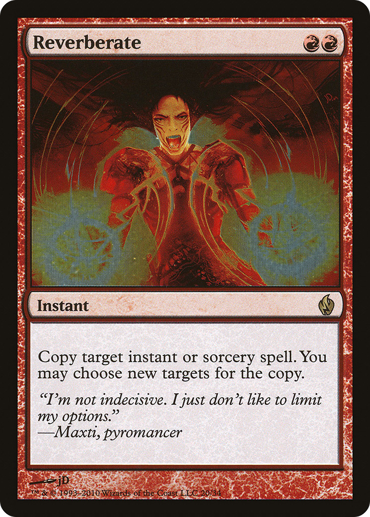 Reverberate (PD2-020) [Misc] Premium Deck Series: Fire and Lightning Foil MTG Single Wizards of the Coast