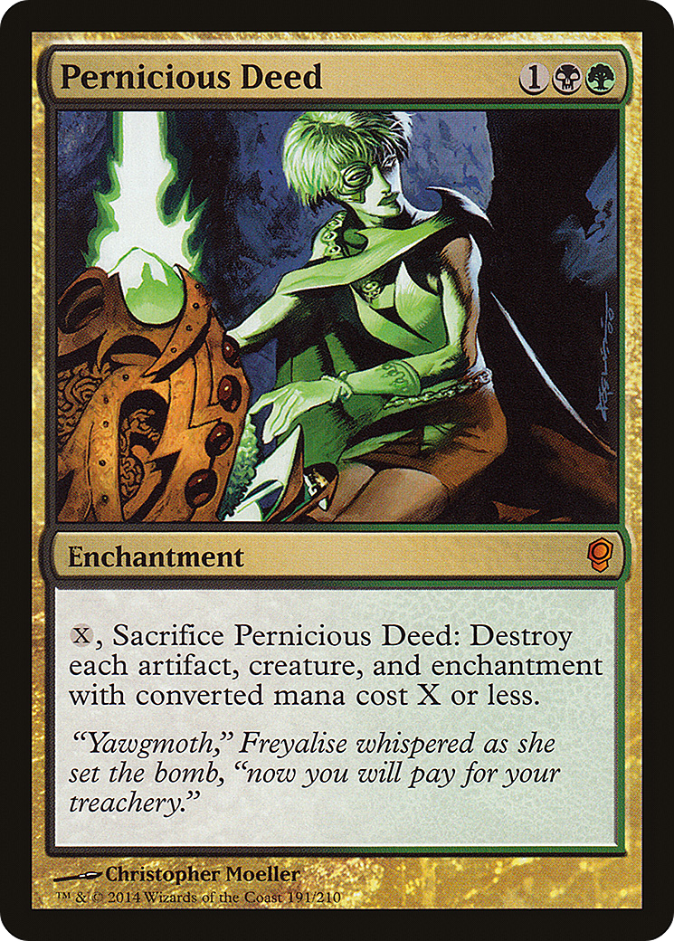 Pernicious Deed (CNS-191) [Conspiracy] Foil MTG Single Wizards of the Coast