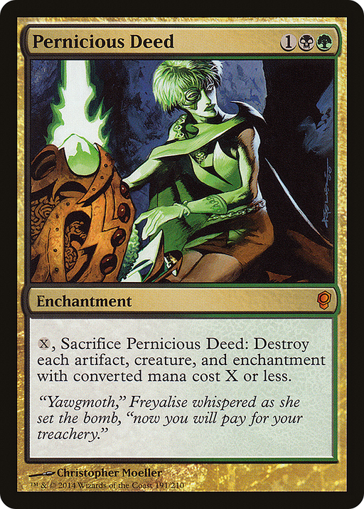 Pernicious Deed (CNS-191) [Conspiracy] Foil MTG Single Wizards of the Coast