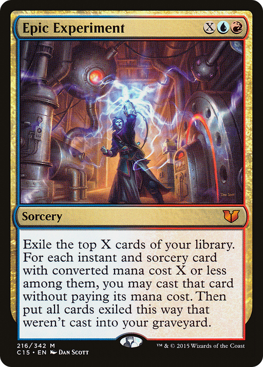 Epic Experiment (C15-216) [Commander 2015] MTG Single Wizards of the Coast