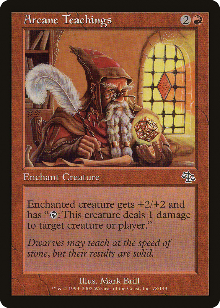 Arcane Teachings (JUD-078) [Judgment] Foil MTG Single Wizards of the Coast