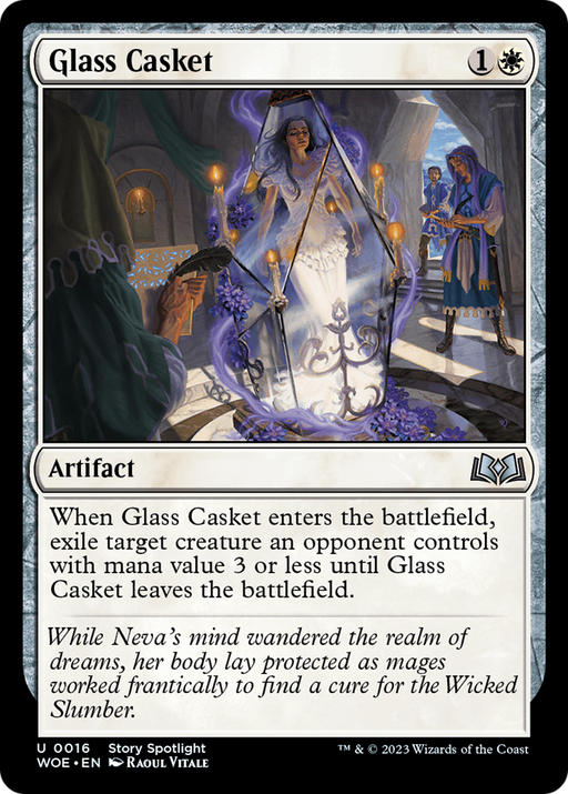 Glass Casket (WOE-016) [Wilds of Eldraine] Foil MTG Single Wizards of the Coast