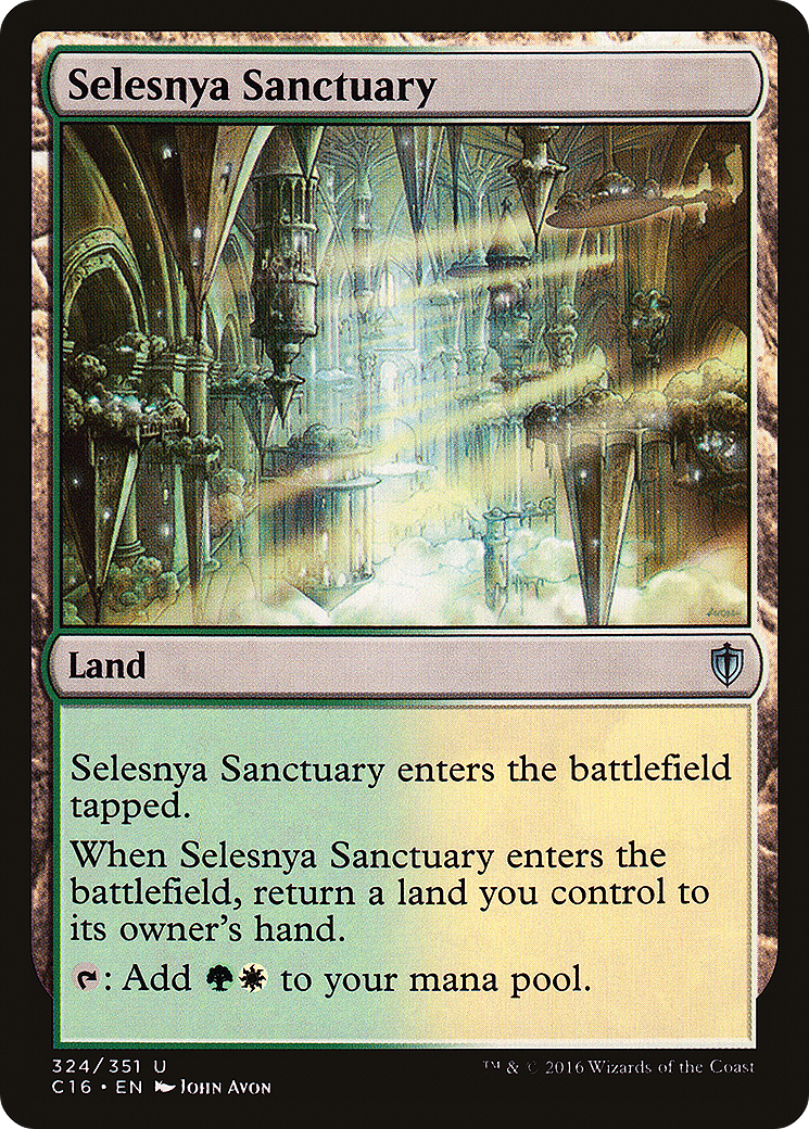 Selesnya Sanctuary (C16-324) [Commander 2016] MTG Single Wizards of the Coast