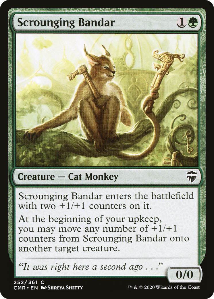 Scrounging Bandar (CMR-252) [Commander Legends] Foil MTG Single Wizards of the Coast
