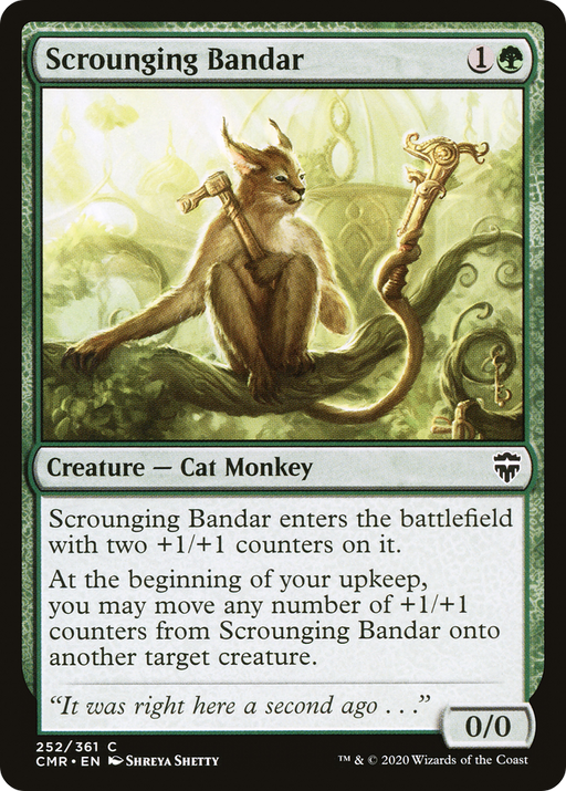 Scrounging Bandar (CMR-252) [Commander Legends] MTG Single Wizards of the Coast