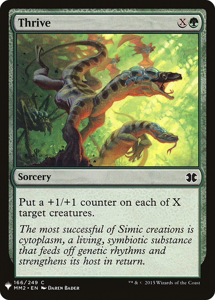 Thrive (LIST-MM2-166) [Mystery Booster] The List MTG Single Wizards of the Coast