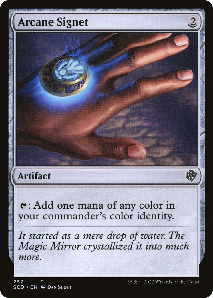 Arcane Signet (SCD-257) [Starter Commander Decks] MTG Single Wizards of the Coast