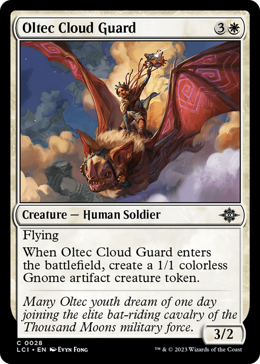 Oltec Cloud Guard (LCI-028) [The Lost Caverns of Ixalan] Foil MTG Single Wizards of the Coast